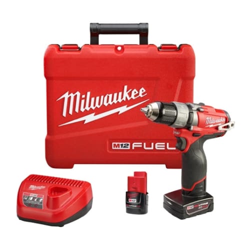 Milwaukee M12 Fuel 1/2" Drill Driver Kit